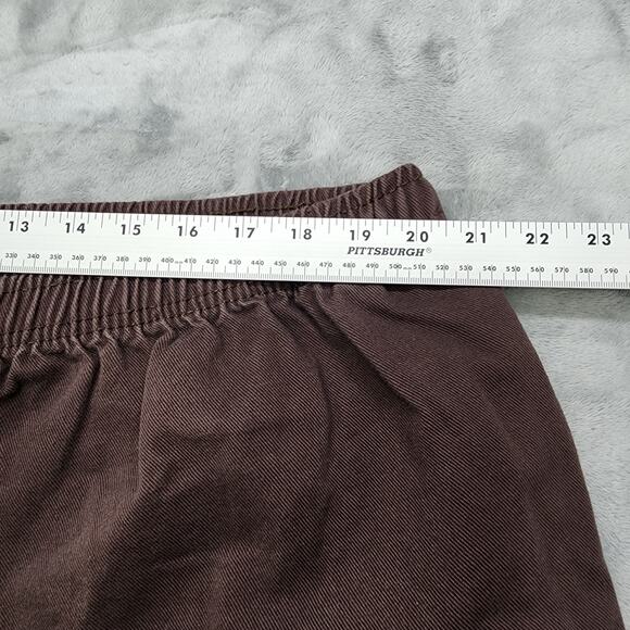 Woman Within Jeans 26W PETITE Brown 7-Day Straight-Leg Pull On Elastic Waist - Picture 7 of 11